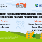 Nowy termin spotkania ws. Programu „Ciepłe Mieszkanie”